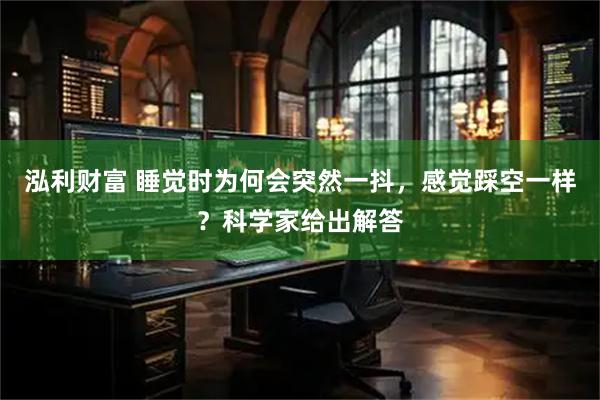 泓利财富 睡觉时为何会突然一抖，感觉踩空一样？科学家给出解答